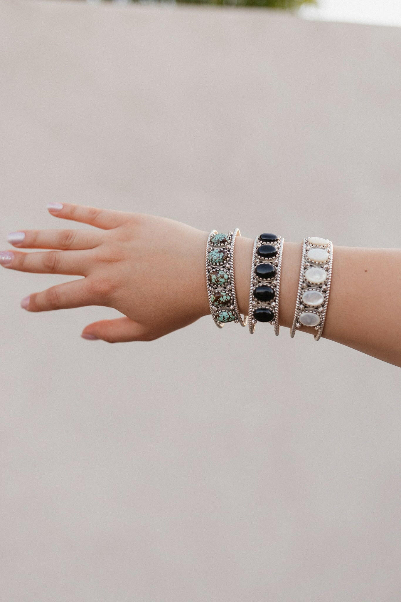 Twisted Trail Stone Cuff-Cuffs-Krush Kandy, Women's Online Fashion Boutique Located in Phoenix, Arizona (Scottsdale Area)