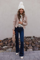 Take Me Shopping Suede Moto Jacket-Jackets-Krush Kandy, Women's Online Fashion Boutique Located in Phoenix, Arizona (Scottsdale Area)