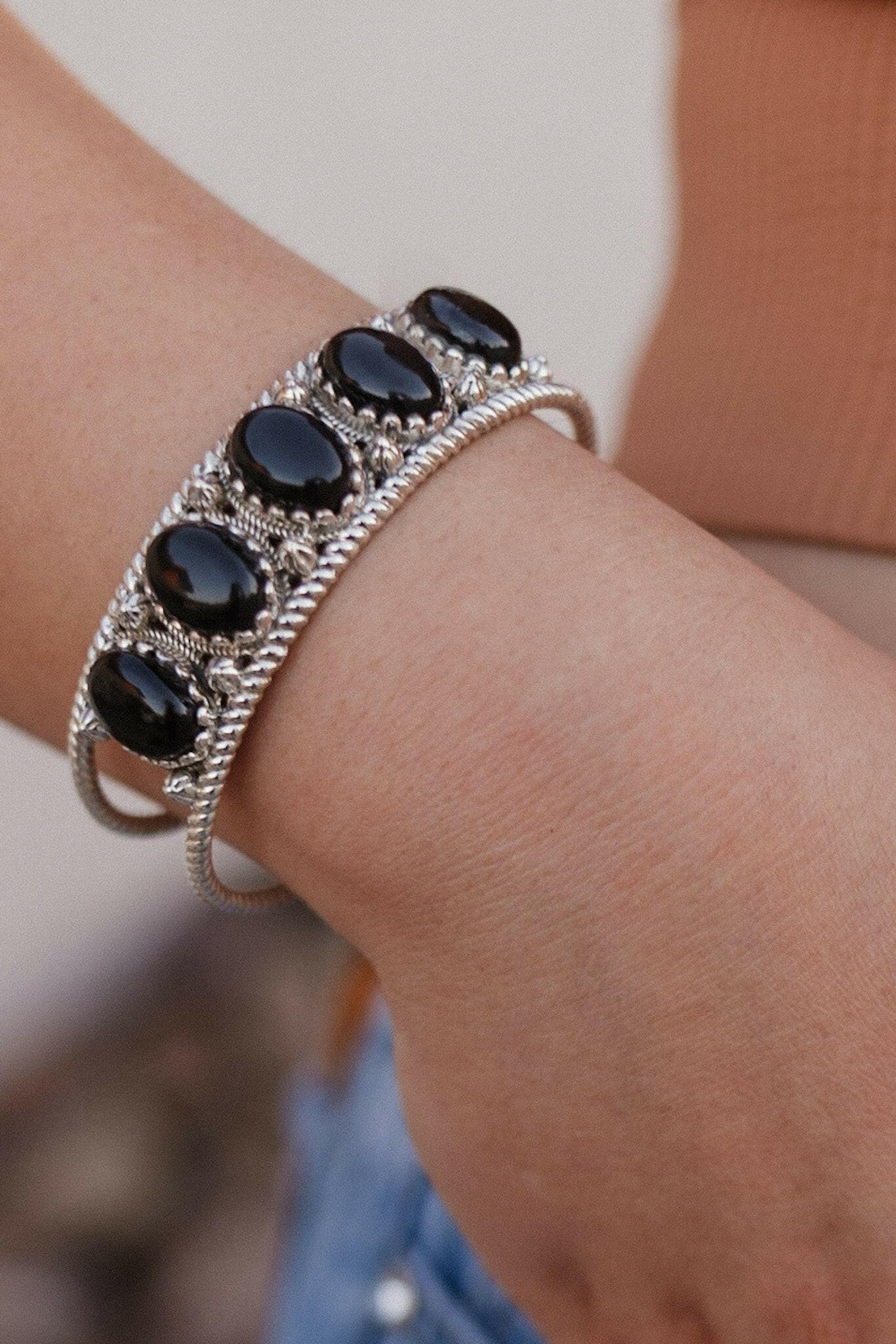 Twisted Trail Stone Cuff-Cuffs-Krush Kandy, Women's Online Fashion Boutique Located in Phoenix, Arizona (Scottsdale Area)