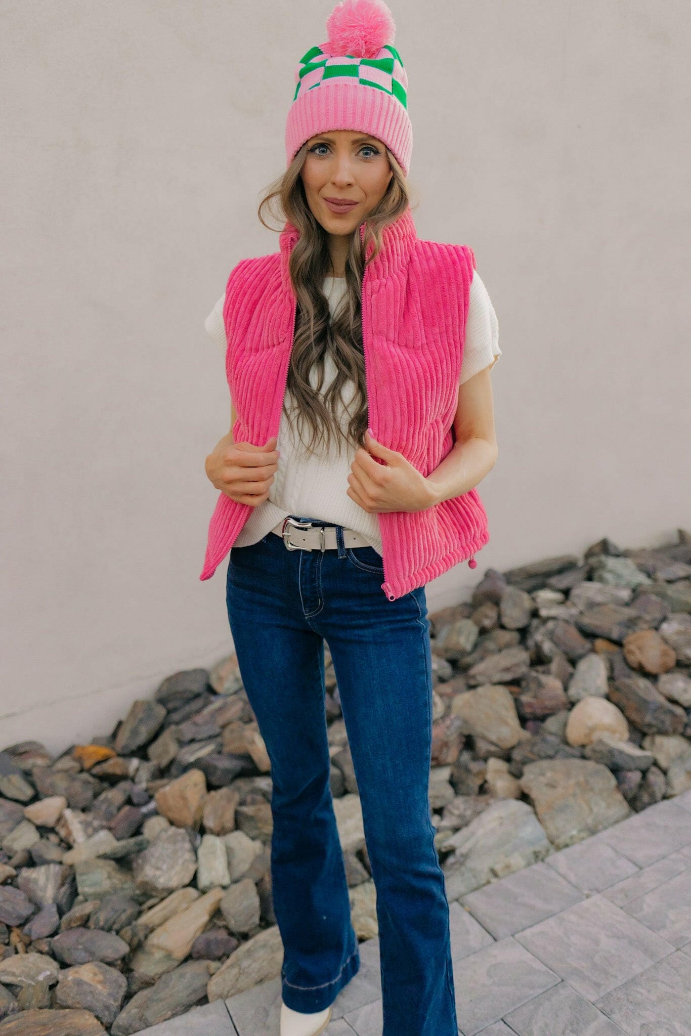 The Ridge Zip-Up Padded Corduroy Puffer Vest S-3X EXCLUSIVE-Vests-Krush Kandy, Women's Online Fashion Boutique Located in Phoenix, Arizona (Scottsdale Area)