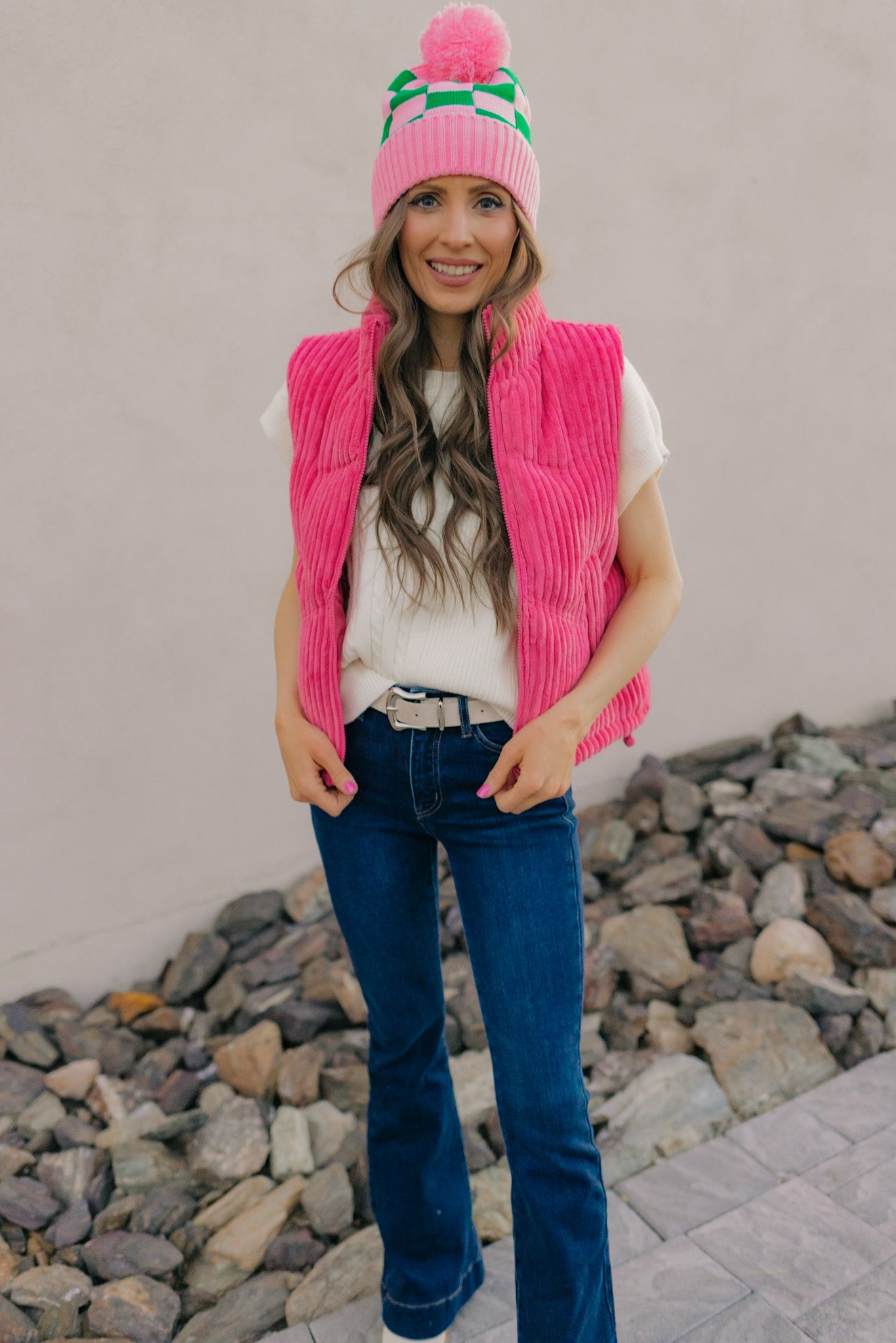 The Ridge Zip-Up Padded Corduroy Puffer Vest-Vests-Krush Kandy, Women's Online Fashion Boutique Located in Phoenix, Arizona (Scottsdale Area)