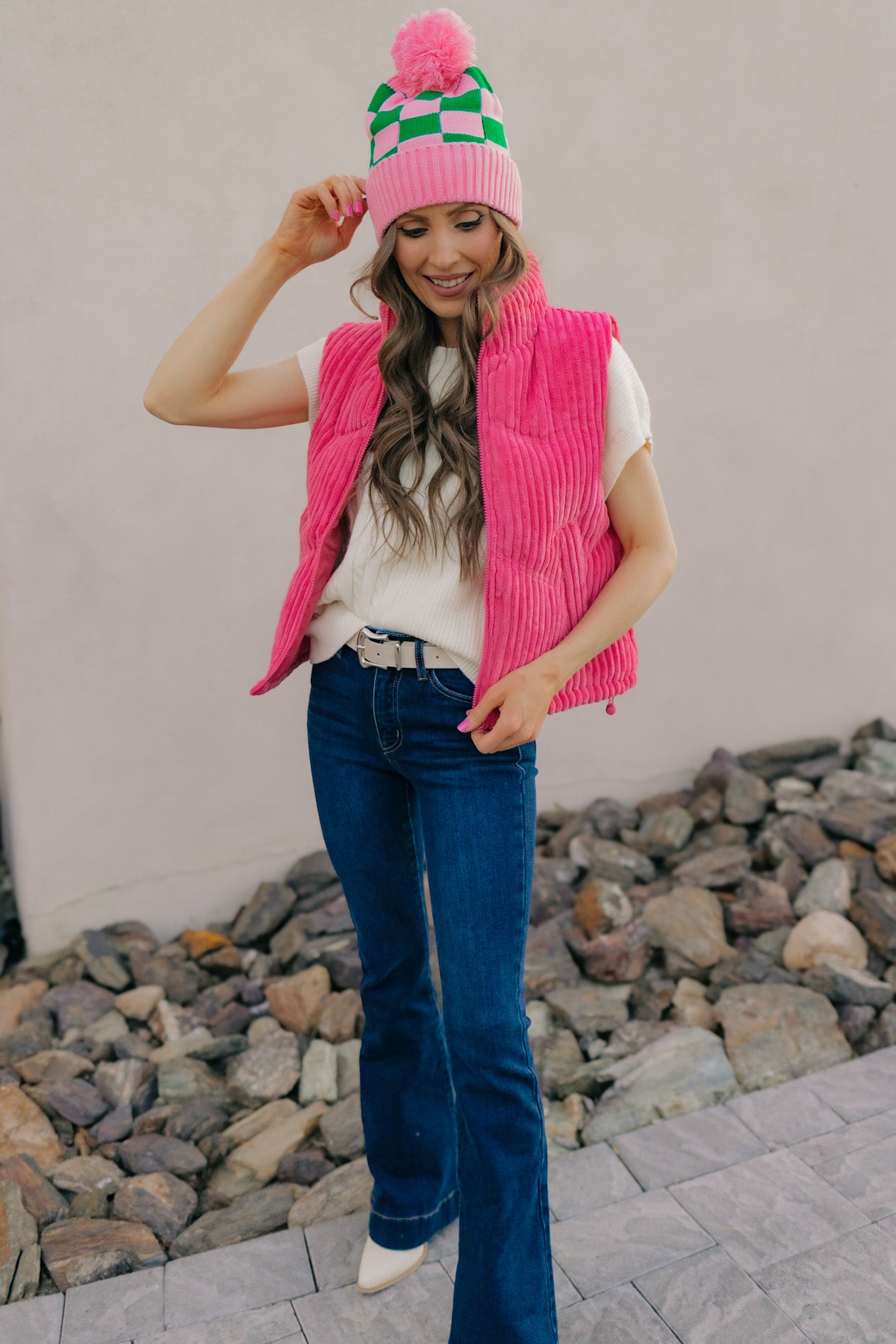 The Ridge Zip-Up Padded Corduroy Puffer Vest-Vests-Krush Kandy, Women's Online Fashion Boutique Located in Phoenix, Arizona (Scottsdale Area)