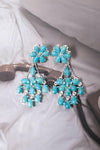 Blooming Stone Chandelier Earrings-Stud Earrings-Krush Kandy, Women's Online Fashion Boutique Located in Phoenix, Arizona (Scottsdale Area)