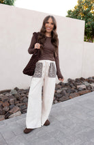 Mineral Washed Leopard Print Pocket Side Trim Pants-Pants-Krush Kandy, Women's Online Fashion Boutique Located in Phoenix, Arizona (Scottsdale Area)