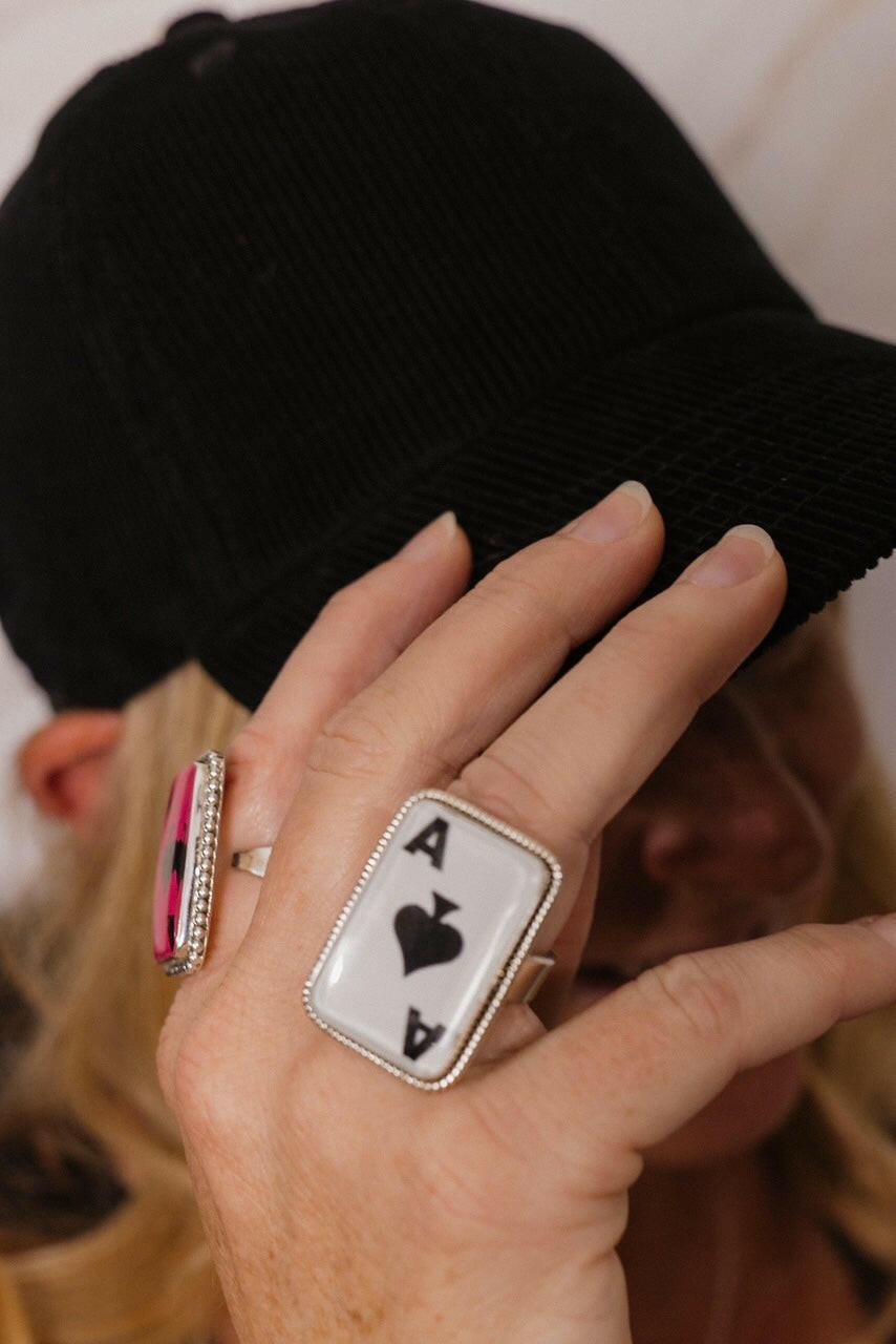 Wild Ace Sterling Silver Ring & Necklaces-Necklaces-Krush Kandy, Women's Online Fashion Boutique Located in Phoenix, Arizona (Scottsdale Area)