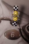 Smiley Checkered Bar Ring-Rings-Krush Kandy, Women's Online Fashion Boutique Located in Phoenix, Arizona (Scottsdale Area)