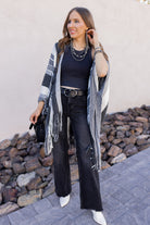 Sedona Sands Stripe Ruana Kimono-kimono-Krush Kandy, Women's Online Fashion Boutique Located in Phoenix, Arizona (Scottsdale Area)