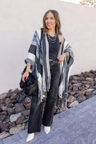 Sedona Sands Stripe Ruana Kimono-kimono-Krush Kandy, Women's Online Fashion Boutique Located in Phoenix, Arizona (Scottsdale Area)