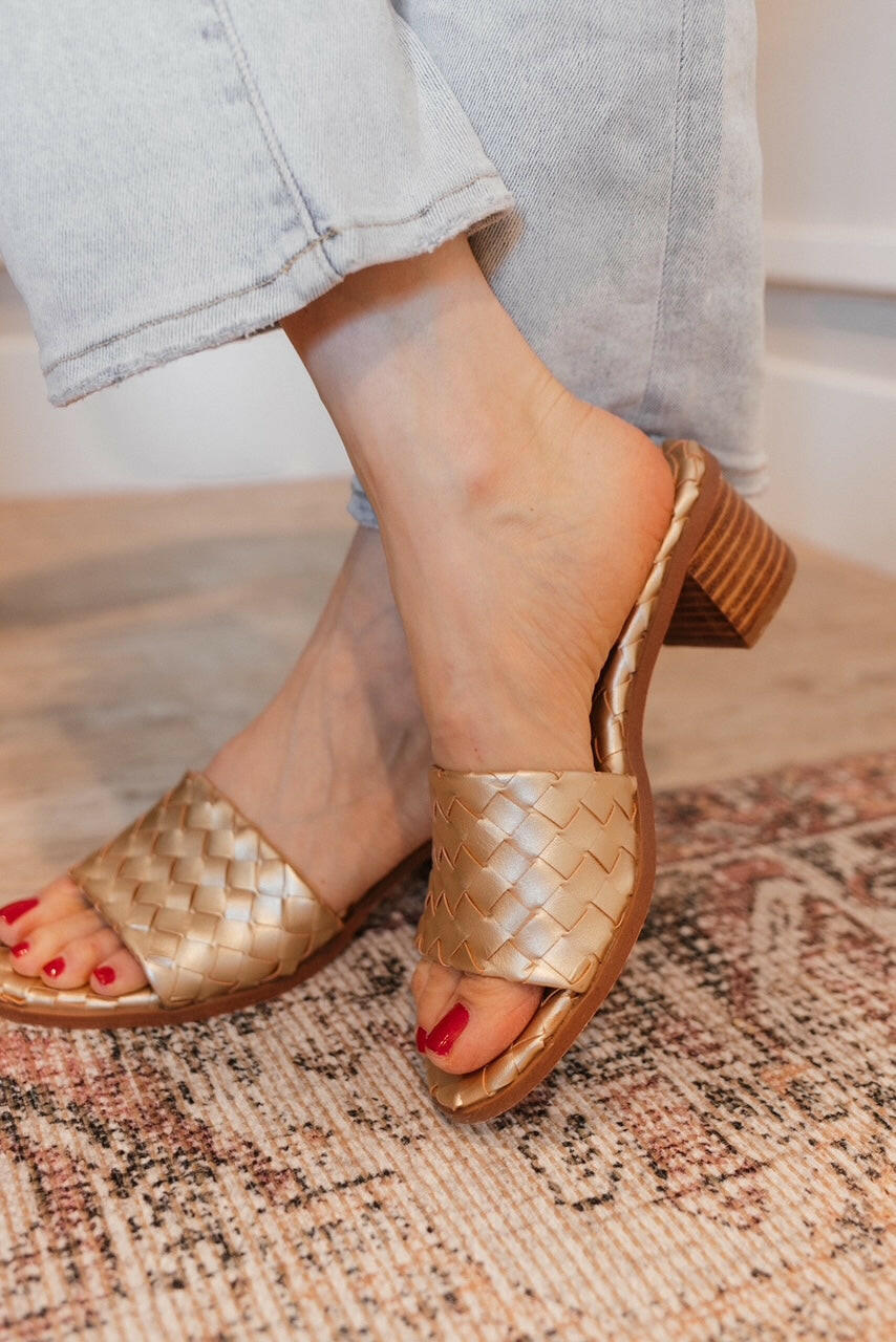 Riley Woven Basket Weave Sandal Heel-Shoes-Krush Kandy, Women's Online Fashion Boutique Located in Phoenix, Arizona (Scottsdale Area)