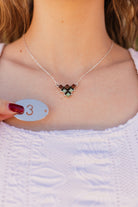 Amber & Turquoise Chain Necklaces-Necklaces-Krush Kandy, Women's Online Fashion Boutique Located in Phoenix, Arizona (Scottsdale Area)