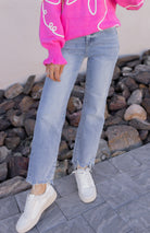 RISEN Full Size High Rise Straight Jeans-Jeans-Krush Kandy, Women's Online Fashion Boutique Located in Phoenix, Arizona (Scottsdale Area)