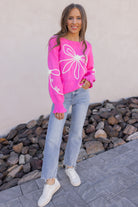 True Romance Bow Detail Sweater-Sweaters-Krush Kandy, Women's Online Fashion Boutique Located in Phoenix, Arizona (Scottsdale Area)