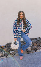 Winter Bloom Floral Print Quilted Puffer Jacket-Jackets-Krush Kandy, Women's Online Fashion Boutique Located in Phoenix, Arizona (Scottsdale Area)