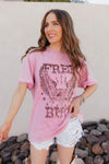 Free Bird Eagle Vintage Graphic Boyfriend Tee