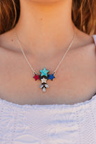 In the Spirit Multi Stone Necklace-Necklaces-Krush Kandy, Women's Online Fashion Boutique Located in Phoenix, Arizona (Scottsdale Area)