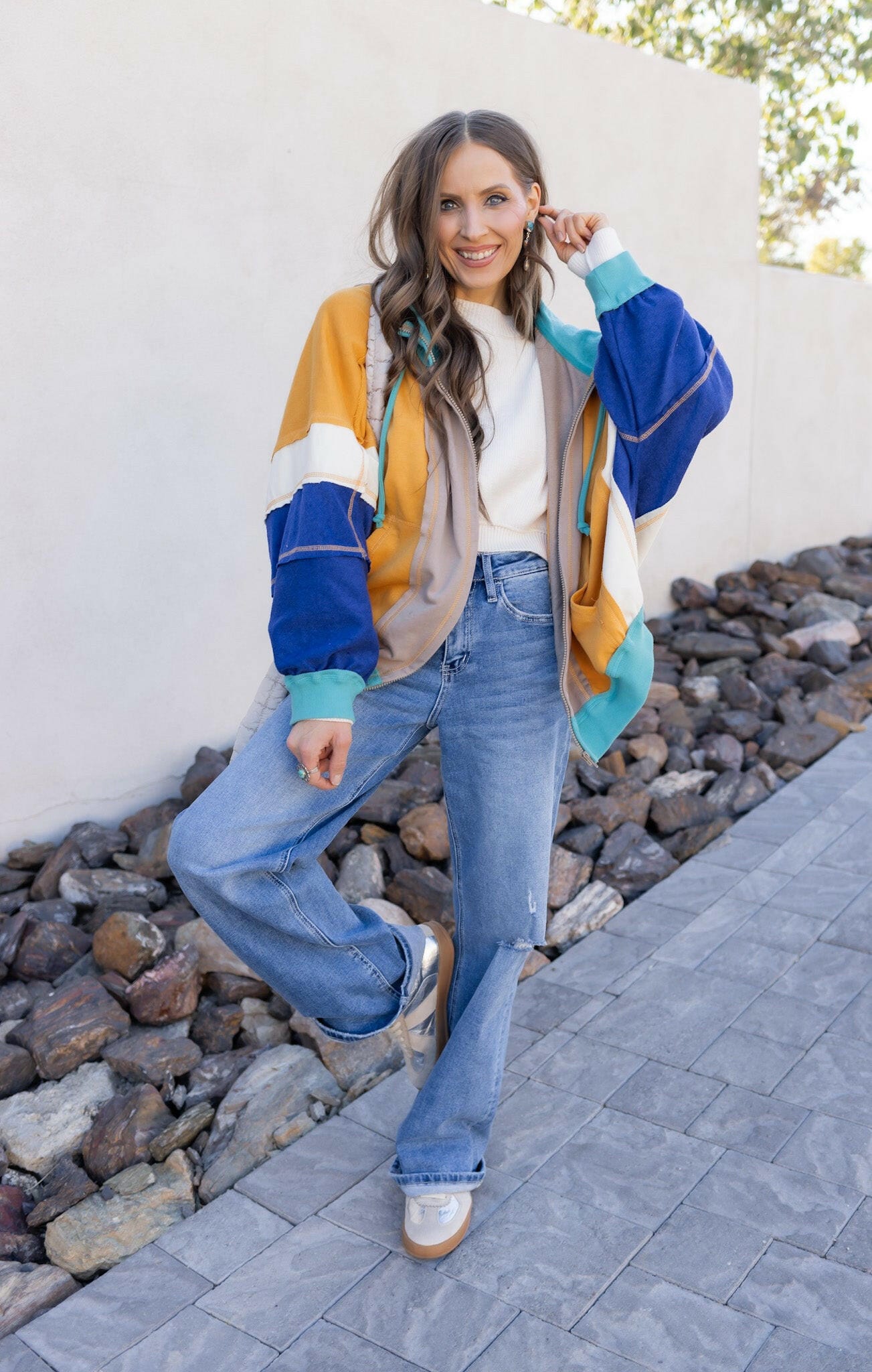 Just a Girl Wide Leg Vervet Jeans | Distressed Denim | Krush Kandy