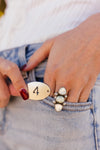 Paloma & White Shell Rings-Rings-Krush Kandy, Women's Online Fashion Boutique Located in Phoenix, Arizona (Scottsdale Area)