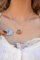 Deer Fawn & Varascite Big Slab Necklaces-Necklaces-Krush Kandy, Women's Online Fashion Boutique Located in Phoenix, Arizona (Scottsdale Area)