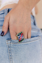 Frontier Flare Multi Stone Ring-Rings-Krush Kandy, Women's Online Fashion Boutique Located in Phoenix, Arizona (Scottsdale Area)