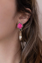 Ayla's Ace Sterling Silver Hoops-Earrings-Krush Kandy, Women's Online Fashion Boutique Located in Phoenix, Arizona (Scottsdale Area)