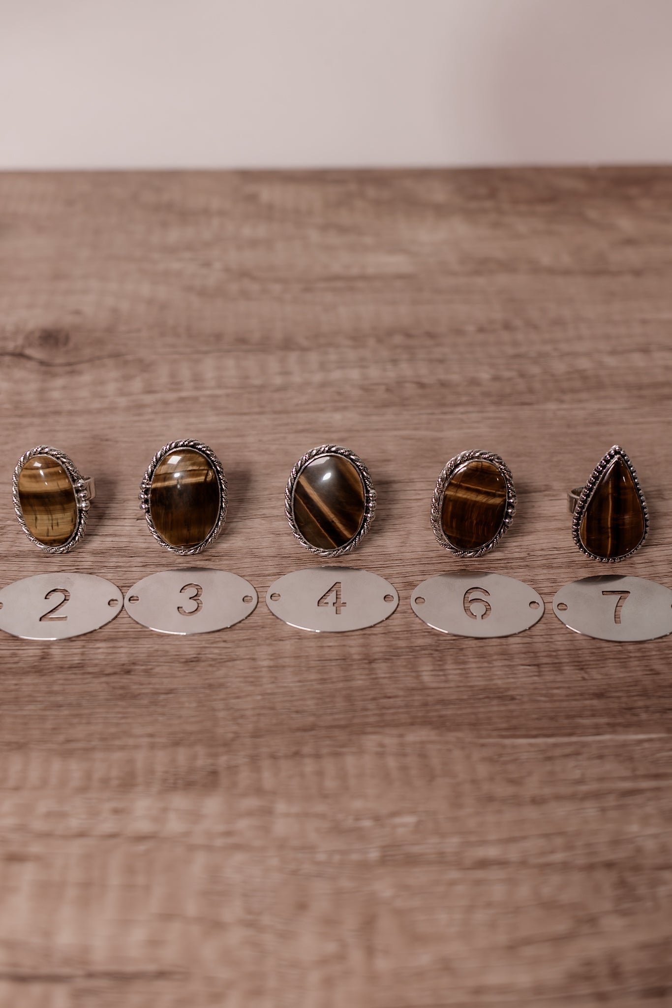 Tigers Eye Slab Rings-Rings-Krush Kandy, Women's Online Fashion Boutique Located in Phoenix, Arizona (Scottsdale Area)