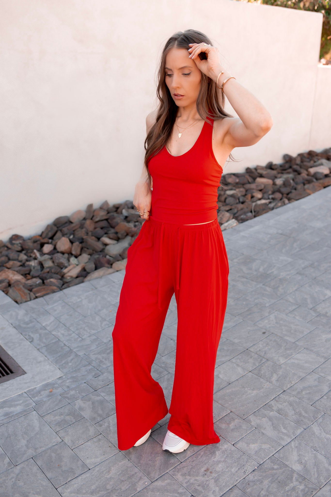 Wide Leg Pant Set-Sets-Krush Kandy, Women's Online Fashion Boutique Located in Phoenix, Arizona (Scottsdale Area)