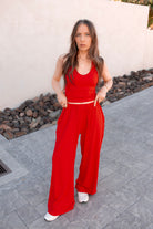 Wide Leg Pant Set-Sets-Krush Kandy, Women's Online Fashion Boutique Located in Phoenix, Arizona (Scottsdale Area)
