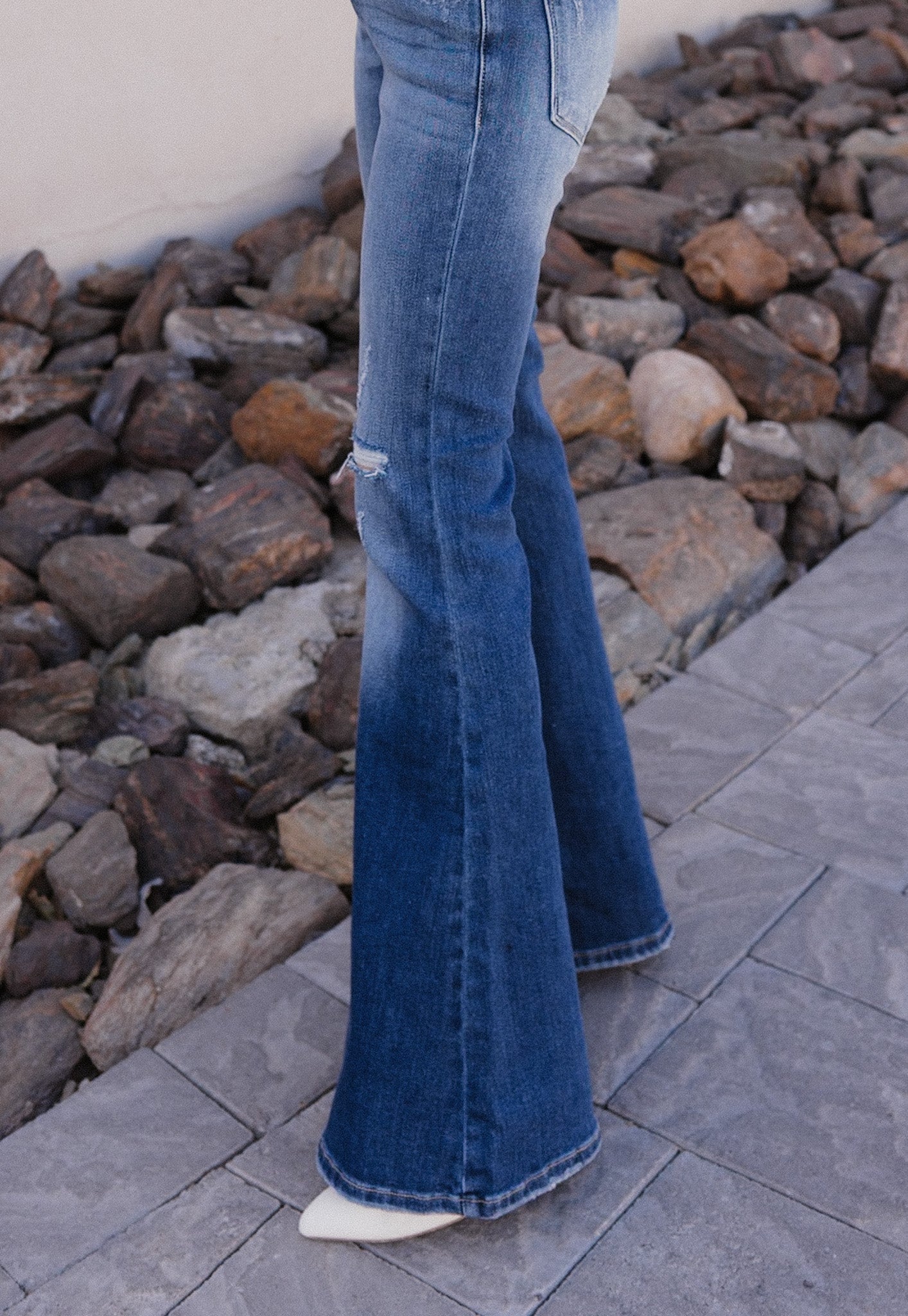 Kancan Confidence Boosting Distressed Flare Jean-Jeans-Krush Kandy, Women's Online Fashion Boutique Located in Phoenix, Arizona (Scottsdale Area)