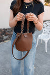 Farrah Suede Bucket Bag w/ Top Handle & Inner Bag-handbag-Krush Kandy, Women's Online Fashion Boutique Located in Phoenix, Arizona (Scottsdale Area)