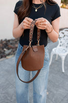 Farrah Suede Bucket Bag w/ Top Handle & Inner Bag-handbag-Krush Kandy, Women's Online Fashion Boutique Located in Phoenix, Arizona (Scottsdale Area)