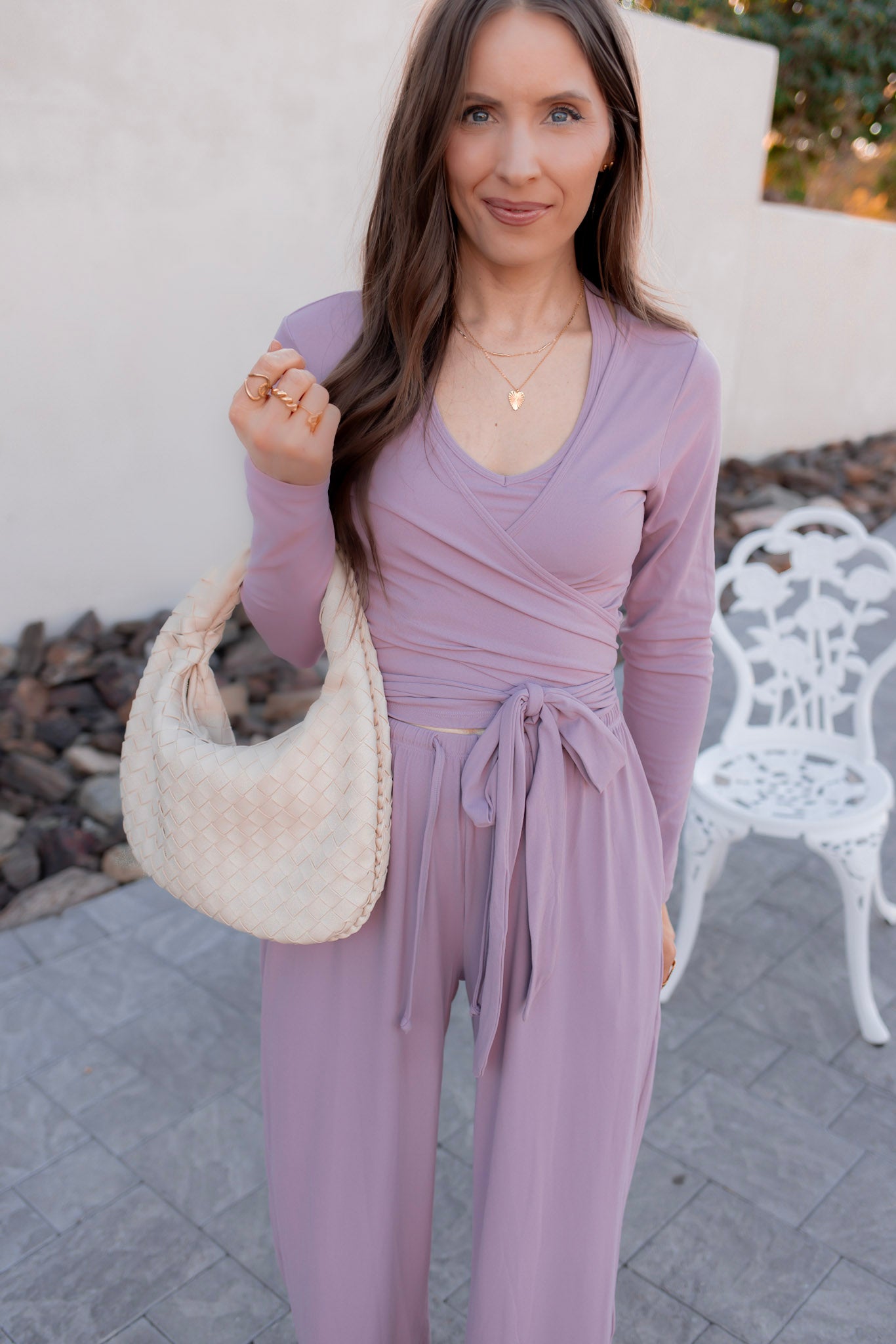 Tie Waist Pant Set-Sets-Krush Kandy, Women's Online Fashion Boutique Located in Phoenix, Arizona (Scottsdale Area)