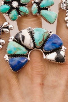 Over The Moon Multi Stone Ring-Ring Sizers-Krush Kandy, Women's Online Fashion Boutique Located in Phoenix, Arizona (Scottsdale Area)