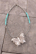 Bethany's Butterfly Sterling Silver Desert Pearl Necklaces-Pearl Necklaces-Krush Kandy, Women's Online Fashion Boutique Located in Phoenix, Arizona (Scottsdale Area)