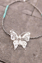 Bethany's Butterfly Sterling Silver Desert Pearl Necklaces-Pearl Necklaces-Krush Kandy, Women's Online Fashion Boutique Located in Phoenix, Arizona (Scottsdale Area)