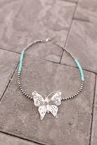 Bethany's Butterfly Sterling Silver Desert Pearl Necklaces-Pearl Necklaces-Krush Kandy, Women's Online Fashion Boutique Located in Phoenix, Arizona (Scottsdale Area)