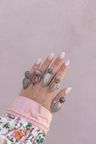 Multi Jasper Stone Rings-Rings-Krush Kandy, Women's Online Fashion Boutique Located in Phoenix, Arizona (Scottsdale Area)