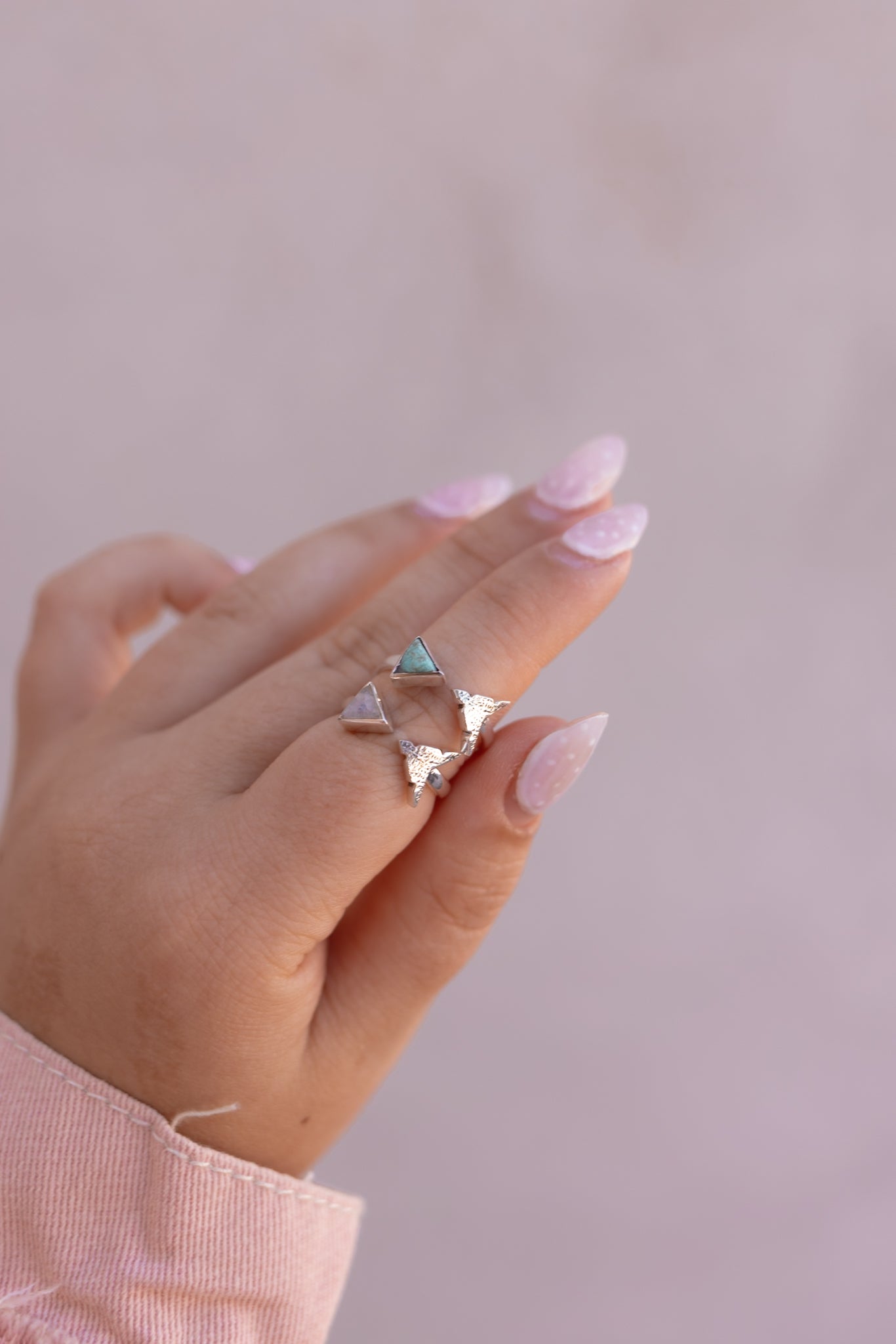 Floating Arrow Stone Ring-Ring Sizers-Krush Kandy, Women's Online Fashion Boutique Located in Phoenix, Arizona (Scottsdale Area)