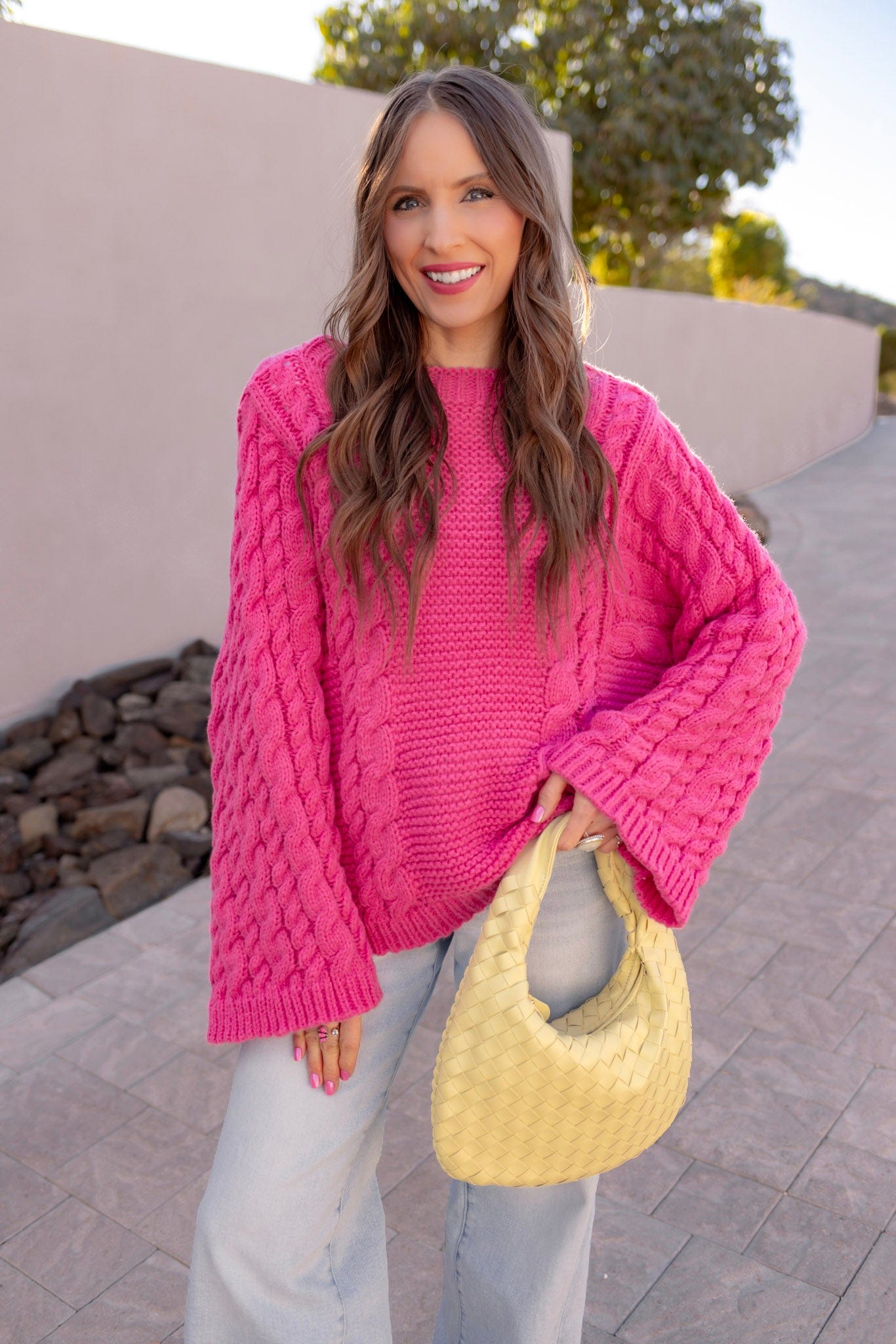 Sugar Kiss Oversized Knit Sweater-Sweater-Krush Kandy, Women's Online Fashion Boutique Located in Phoenix, Arizona (Scottsdale Area)