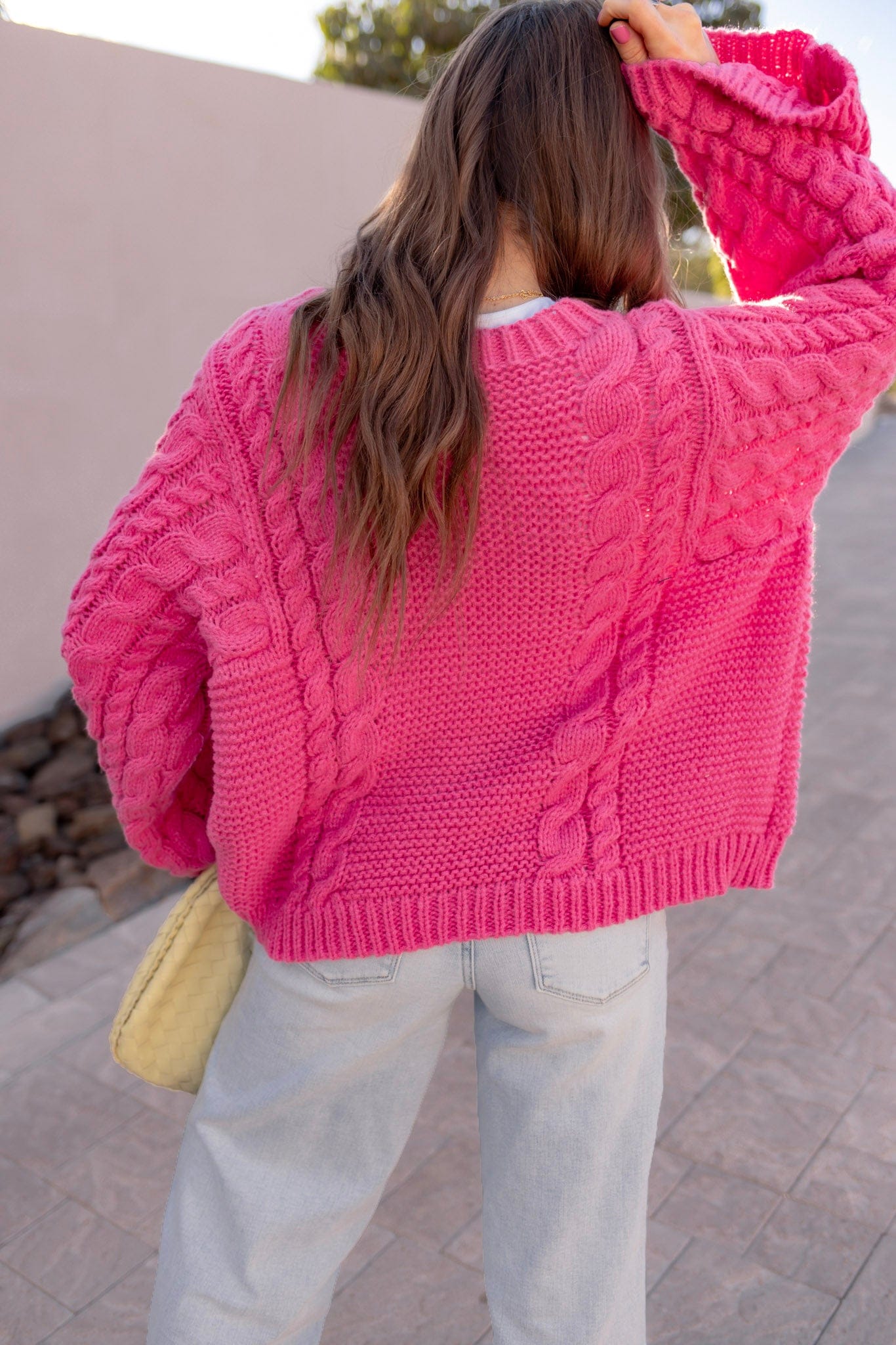 Sugar Kiss Oversized Knit Sweater-Sweater-Krush Kandy, Women's Online Fashion Boutique Located in Phoenix, Arizona (Scottsdale Area)