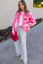 Harley's Heart Knit Cardigan-Cardigan-Krush Kandy, Women's Online Fashion Boutique Located in Phoenix, Arizona (Scottsdale Area)