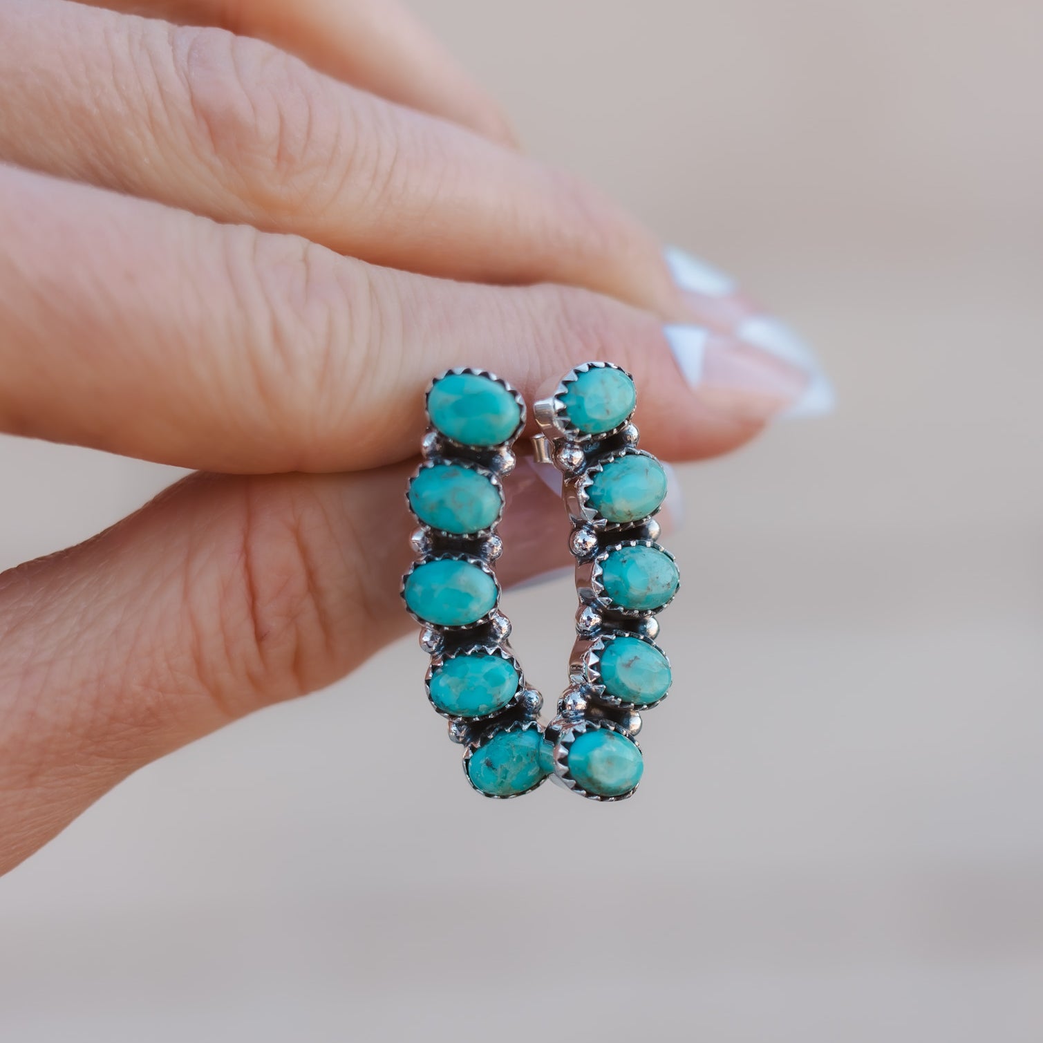 Angel Stone Sterling Silver Earrings | PREORDER NOW OPEN-Earrings-Krush Kandy, Women's Online Fashion Boutique Located in Phoenix, Arizona (Scottsdale Area)