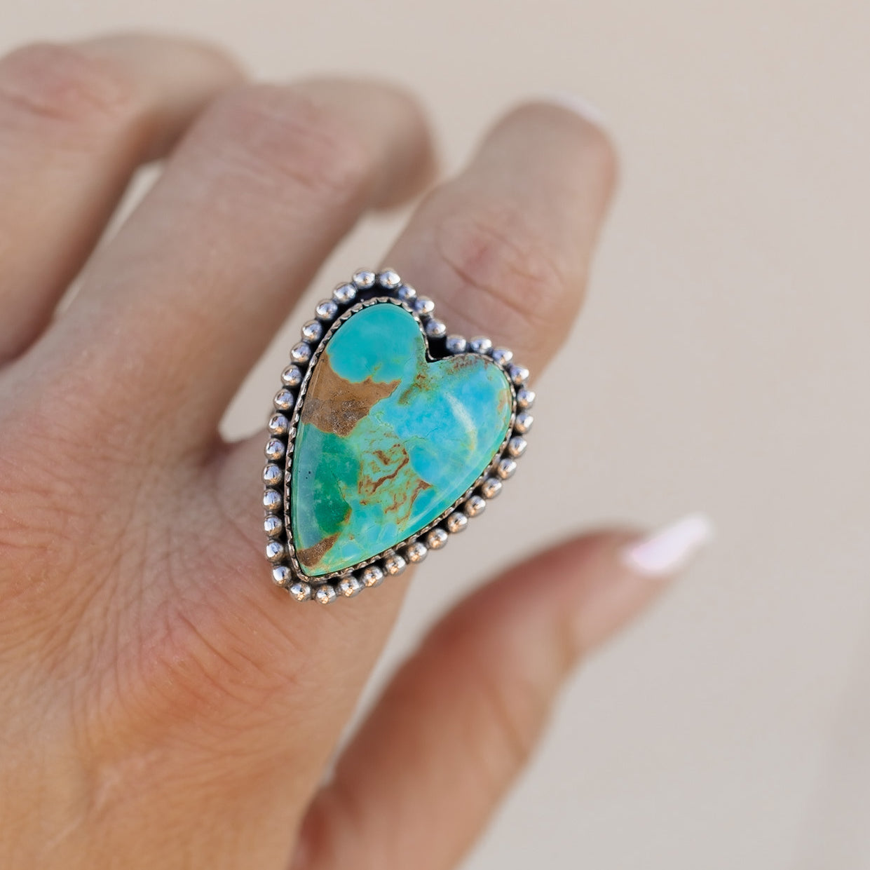 Long Heart Sterling Silver Ring | PREORDER NOW OPEN-Rings-Krush Kandy, Women's Online Fashion Boutique Located in Phoenix, Arizona (Scottsdale Area)