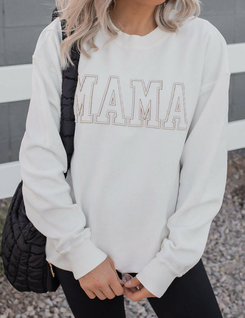 MAMA PUFF GRAPHIC SWEATSHIRT-Graphic Tees-Krush Kandy, Women's Online Fashion Boutique Located in Phoenix, Arizona (Scottsdale Area)