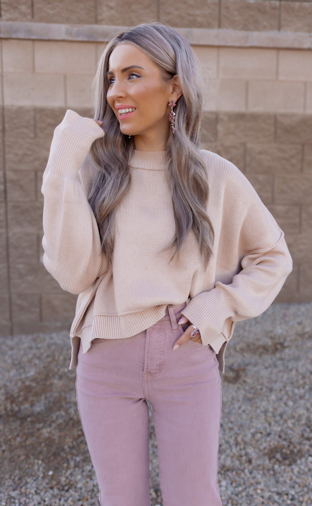 Your Go To Luxe Everyday Sweater | S-XL multiple colors-Sweaters-Krush Kandy, Women's Online Fashion Boutique Located in Phoenix, Arizona (Scottsdale Area)