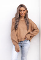 Your Go To Luxe Everyday Sweater | S-XL multiple colors-Sweaters-Krush Kandy, Women's Online Fashion Boutique Located in Phoenix, Arizona (Scottsdale Area)