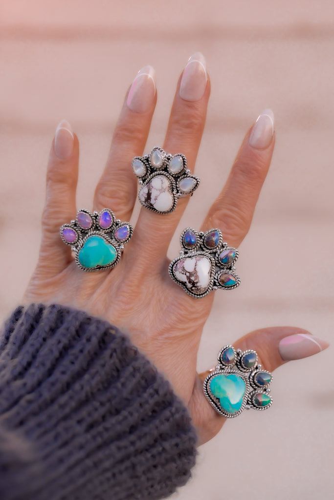 My Little Dog Paw Rings | Krush Exclusive-Rings-Krush Kandy, Women's Online Fashion Boutique Located in Phoenix, Arizona (Scottsdale Area)