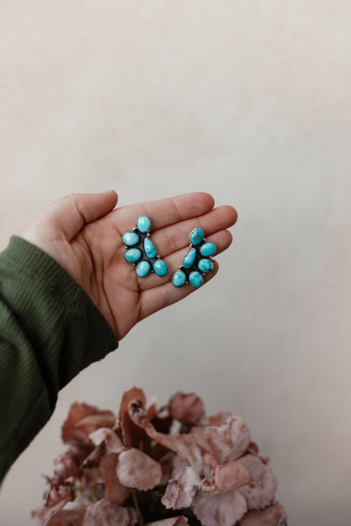 Half Cluster Earrings-Statement Rings-Krush Kandy, Women's Online Fashion Boutique Located in Phoenix, Arizona (Scottsdale Area)