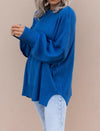 Everyday Elegance Side Slit Sweater | S-XL-Sweaters-Krush Kandy, Women's Online Fashion Boutique Located in Phoenix, Arizona (Scottsdale Area)