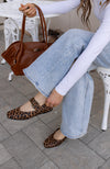 The Soho | Leopard Ballet Flat with Buckle
