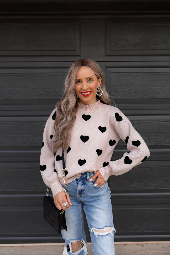 Heartfelt Bliss Sweater | S-XL-Sweaters-Krush Kandy, Women's Online Fashion Boutique Located in Phoenix, Arizona (Scottsdale Area)